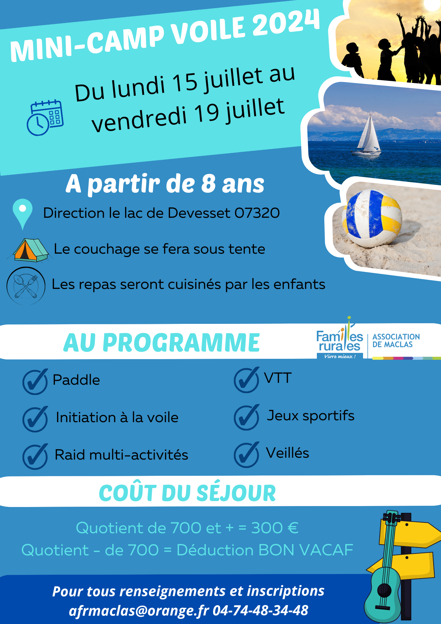 Camp voile