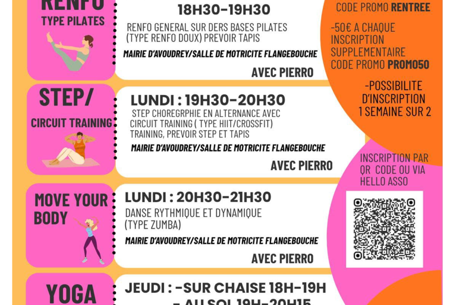 Nouveau programme d'activités 2026-2027 avec des nouveautés