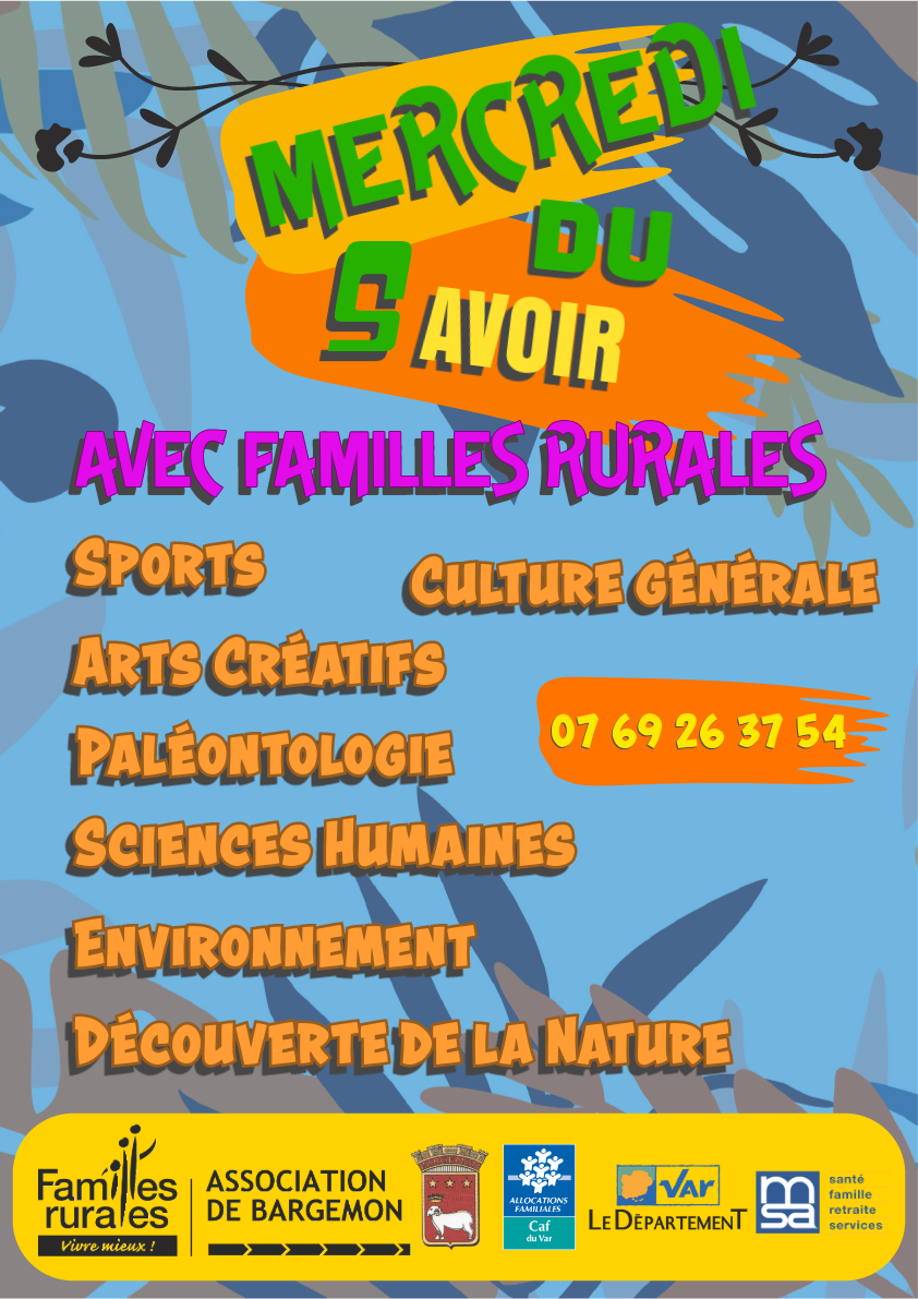 affiche mercredi du savoir