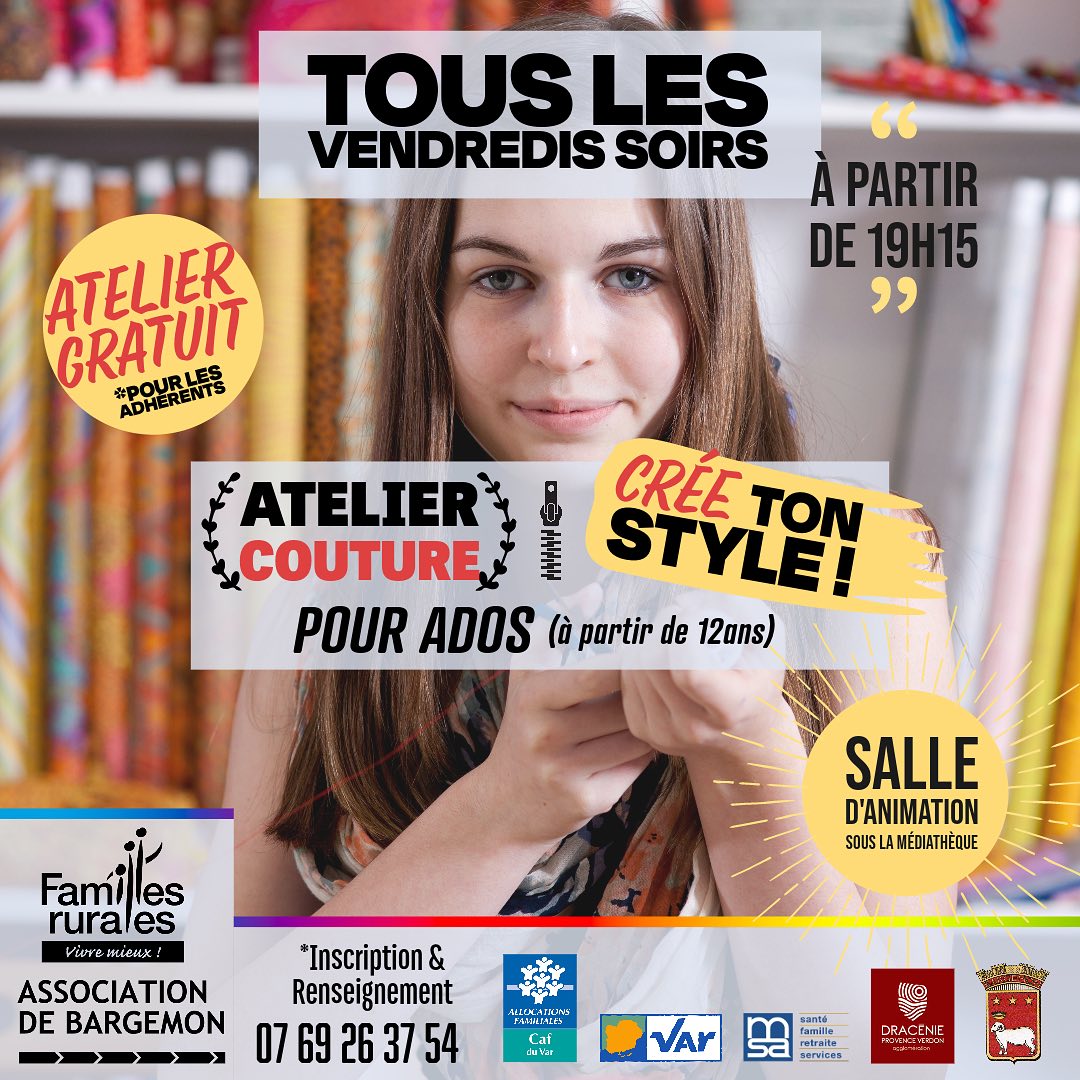Affiche couture ados