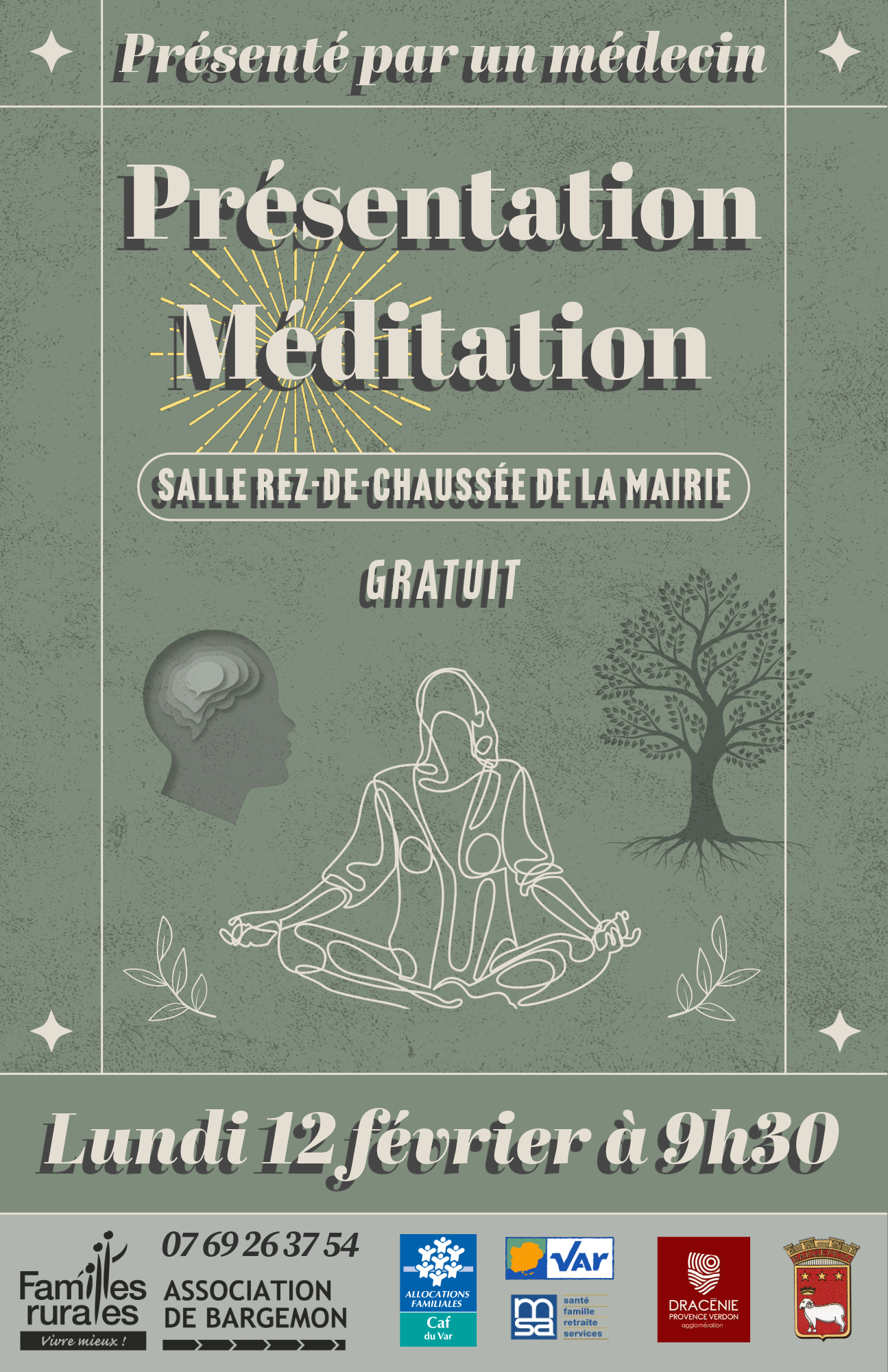affiche méditation