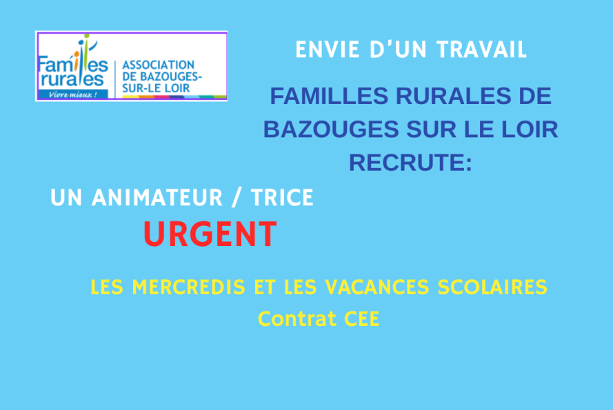 Contactez nous : famillesloisirs72@gmail.com
