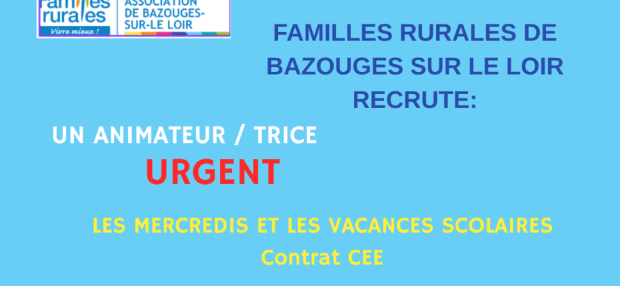 Contactez nous : famillesloisirs72@gmail.com