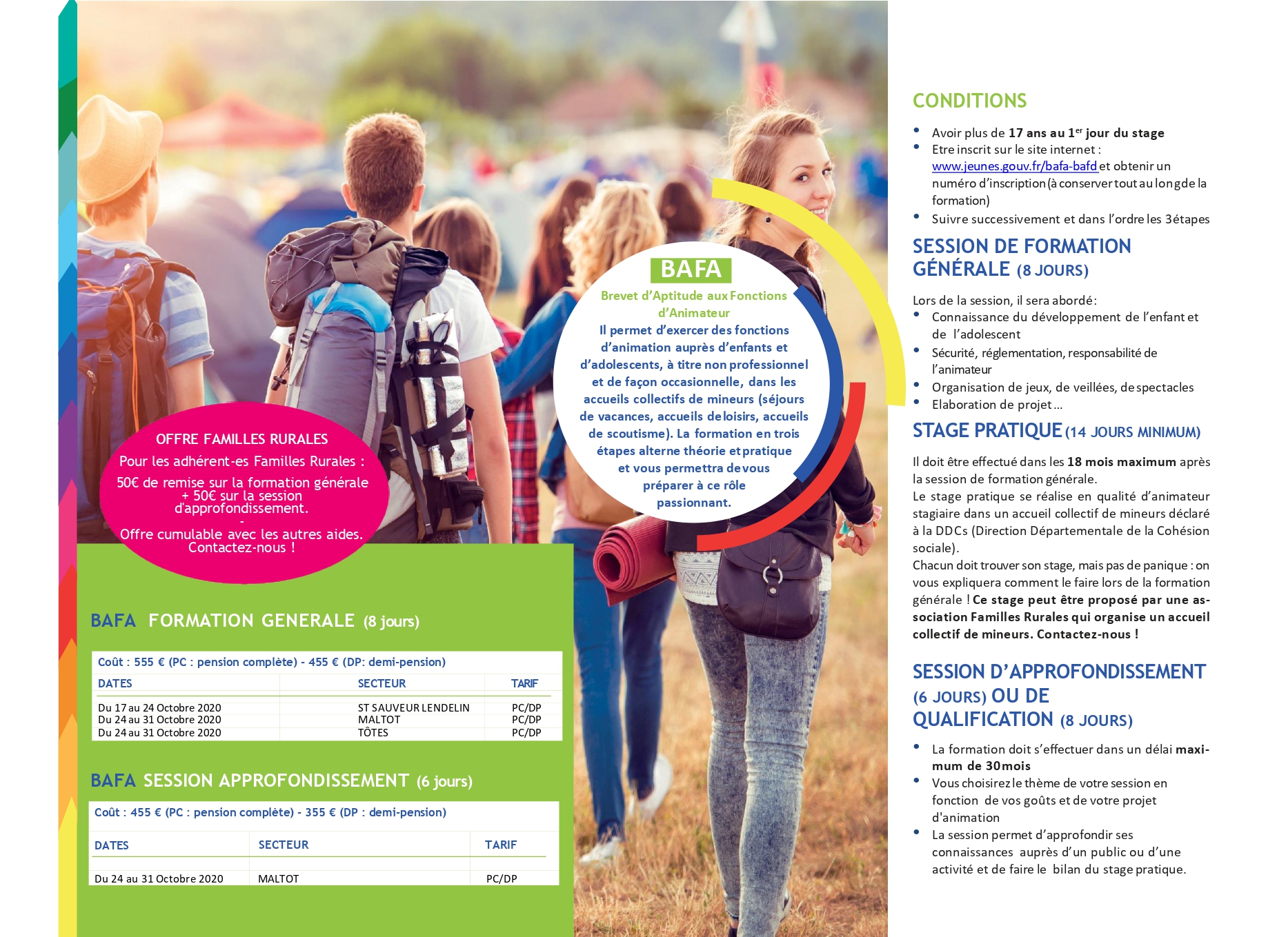 Bafa Familles Rurales 2020