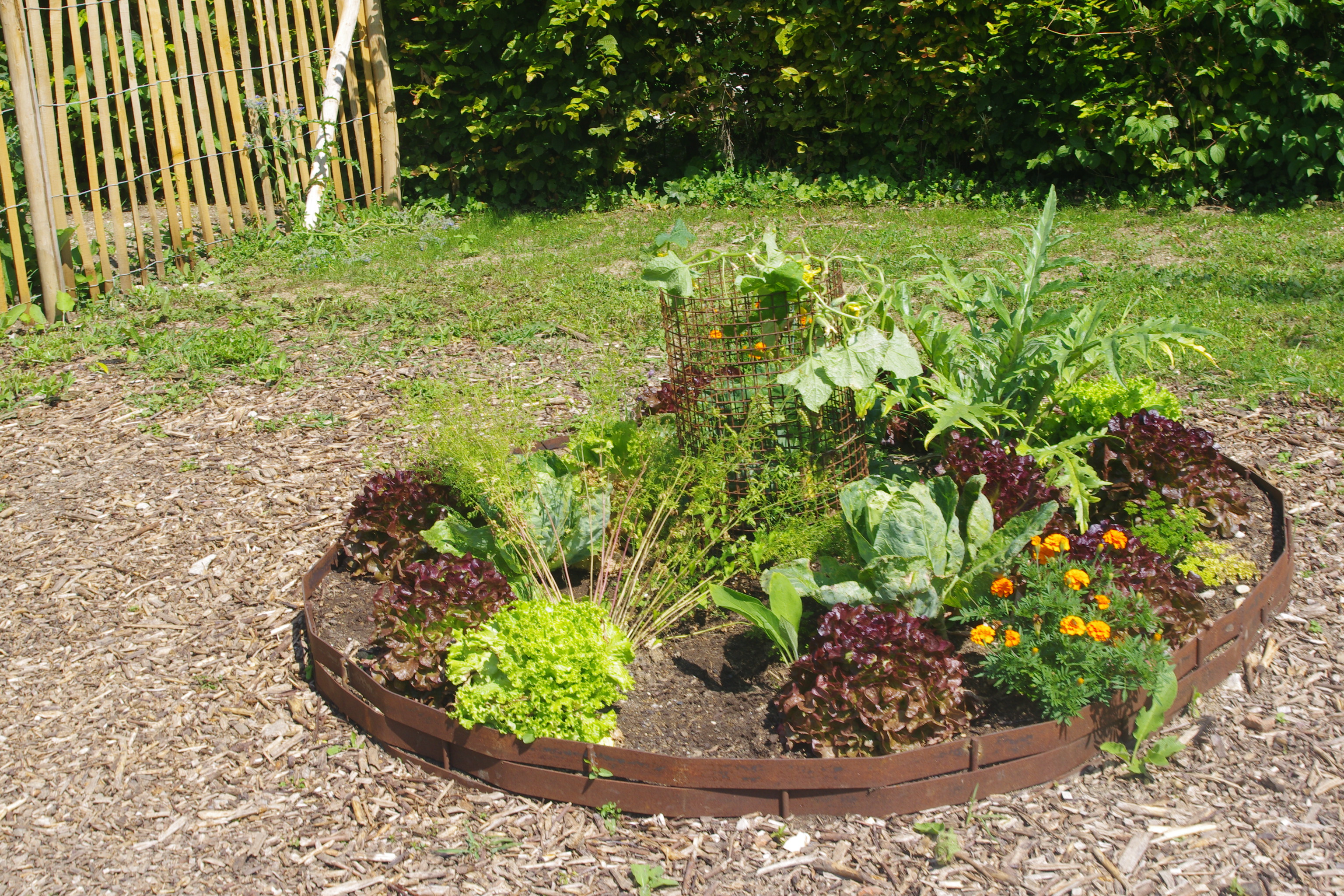 potager rond