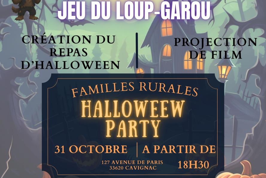 Affiche Soirée Halloween Spécial Ados le 31 Octobre ! 