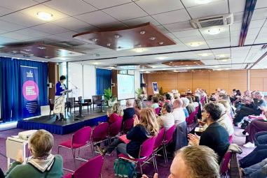 guylaine brohan lors de l'Assemblée Générale élective de la fédération nationale Familles Rurales