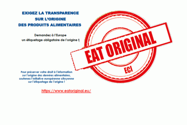 Pétition Eat Original