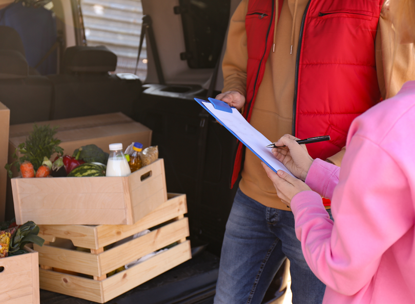 Livraison à domicile, drive en temps de Covid-19
