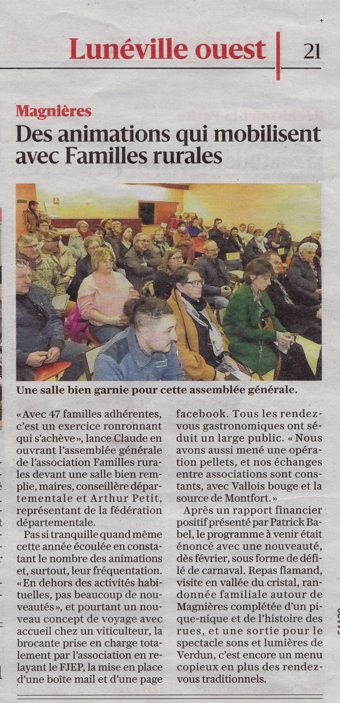 Assemblée généraleER