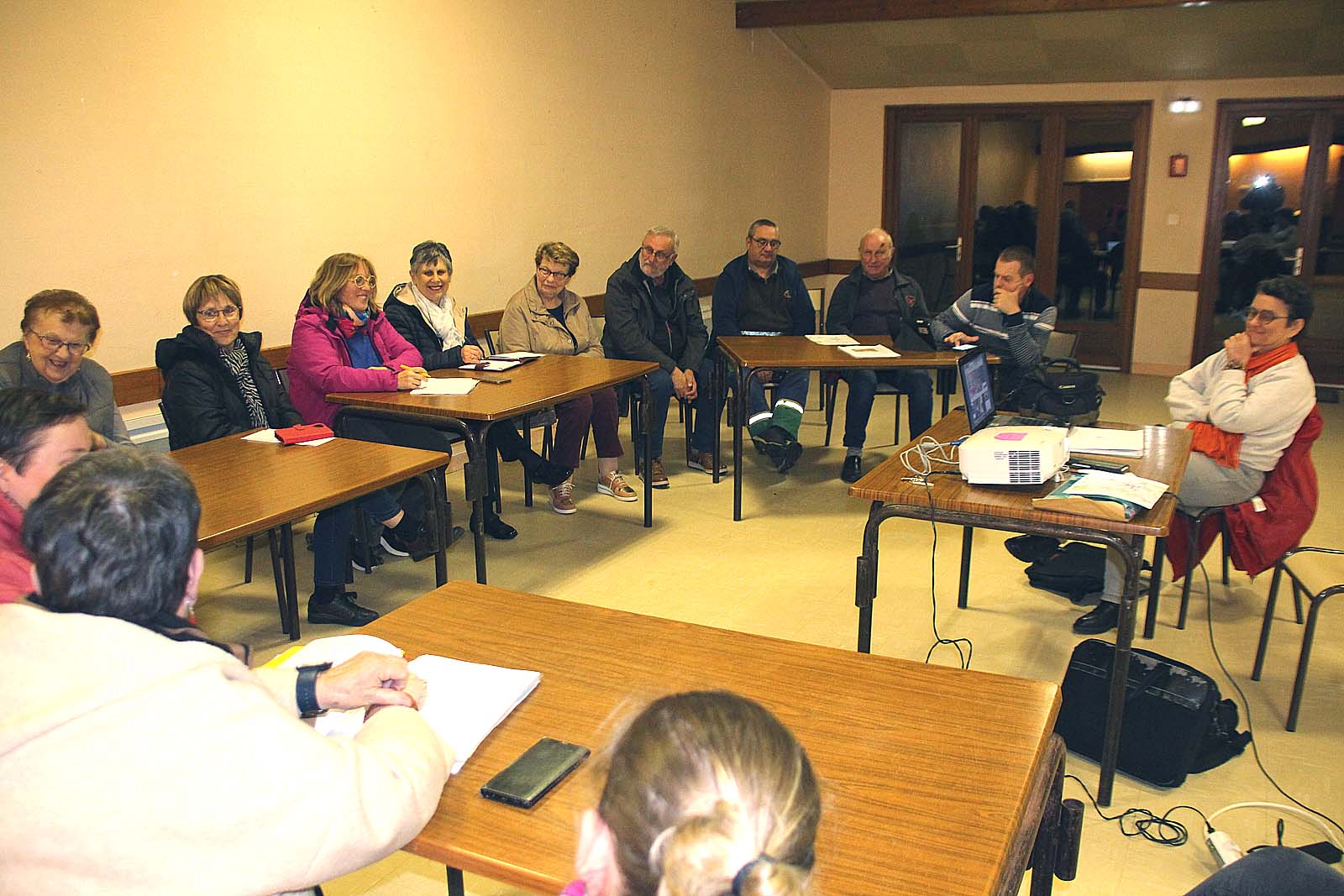 Une assemblée attentive