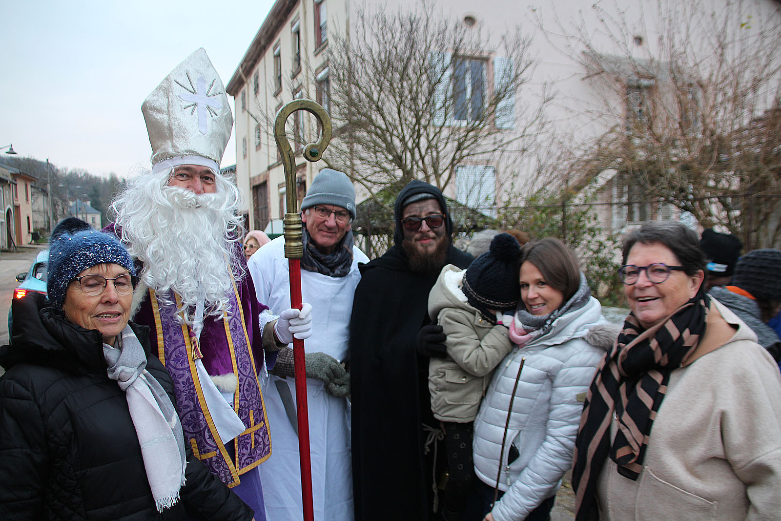 Avec Mme la Maire à Vallois