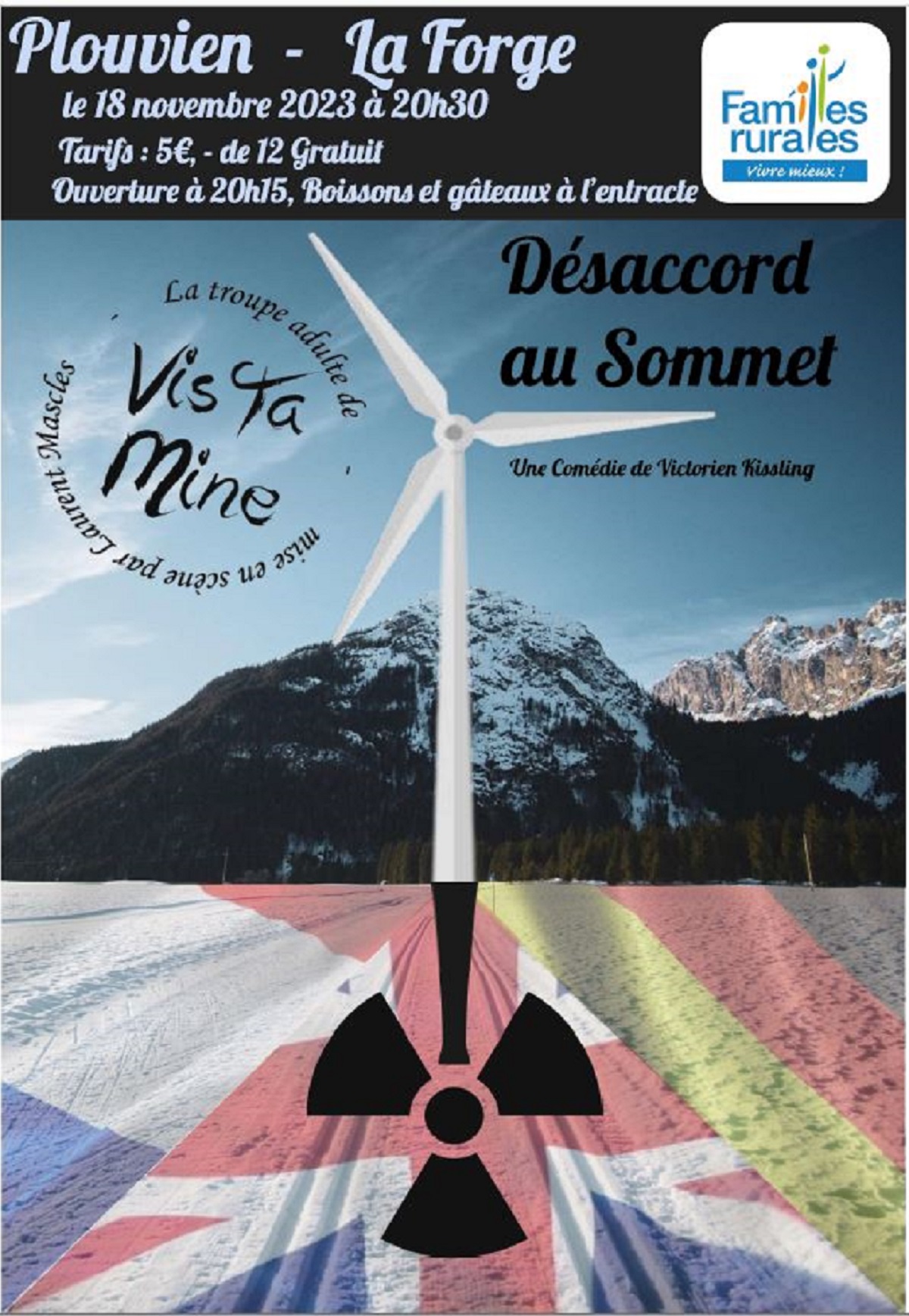 Vis Ta Mine reviens ! La pièce "Désaccord au Sommet" le 18 novembre à