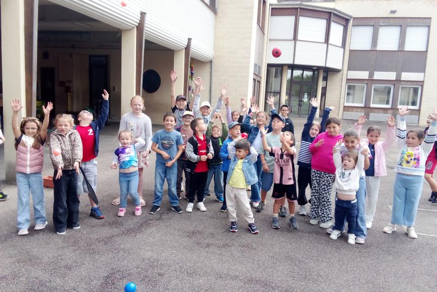 Les enfants de l'accueil de loisirs