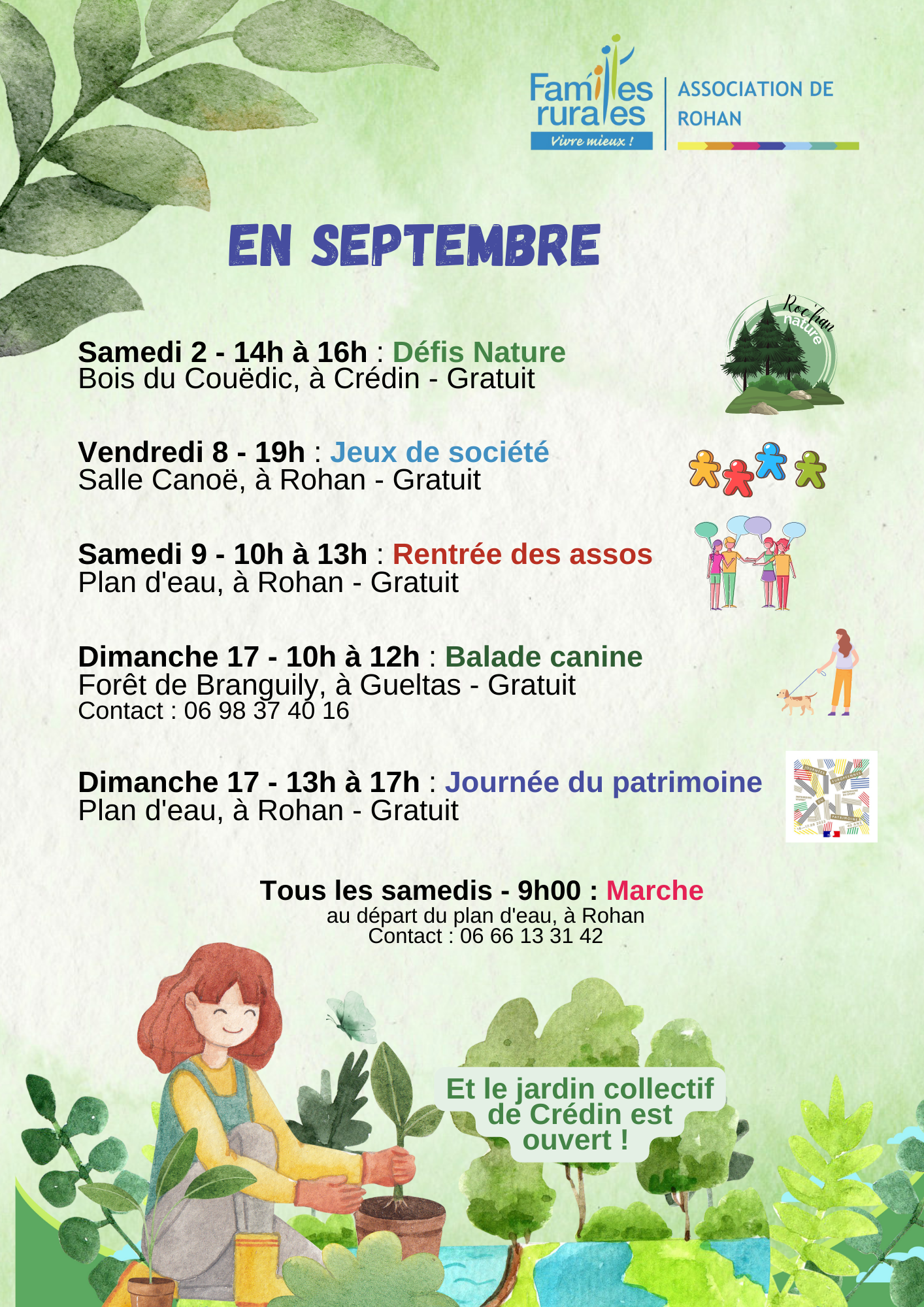 Programme EVS Septembre
