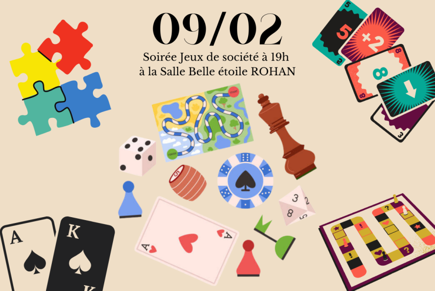 Soirée Jeux du 9 février 2024