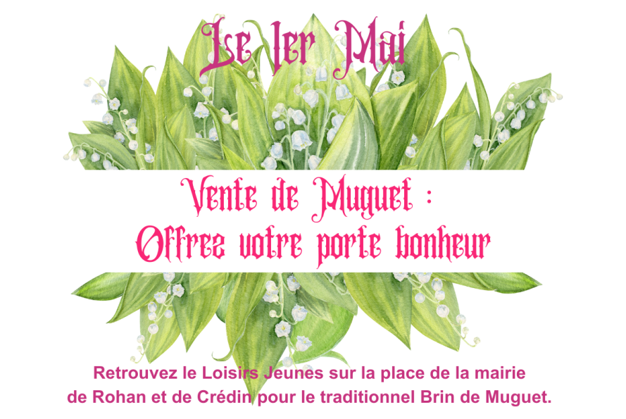 Vente de muguet