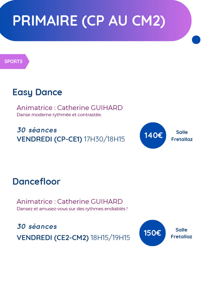 Easydance et Dancefloor