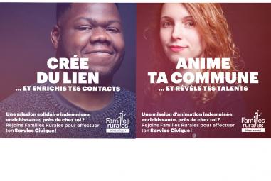 #ChangeLaDonne : deviens Service Civique avec Familles Rurales