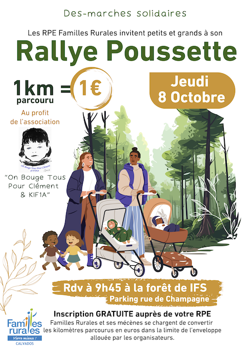 Rallye poussette jeudi 8 octobre