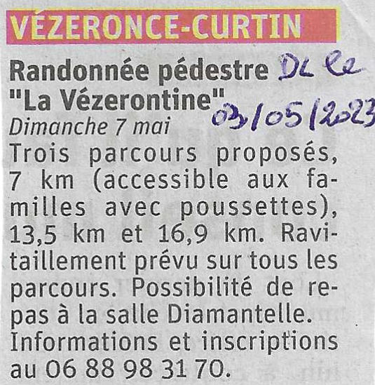 Article DL 03 05 2023 Vézerontine