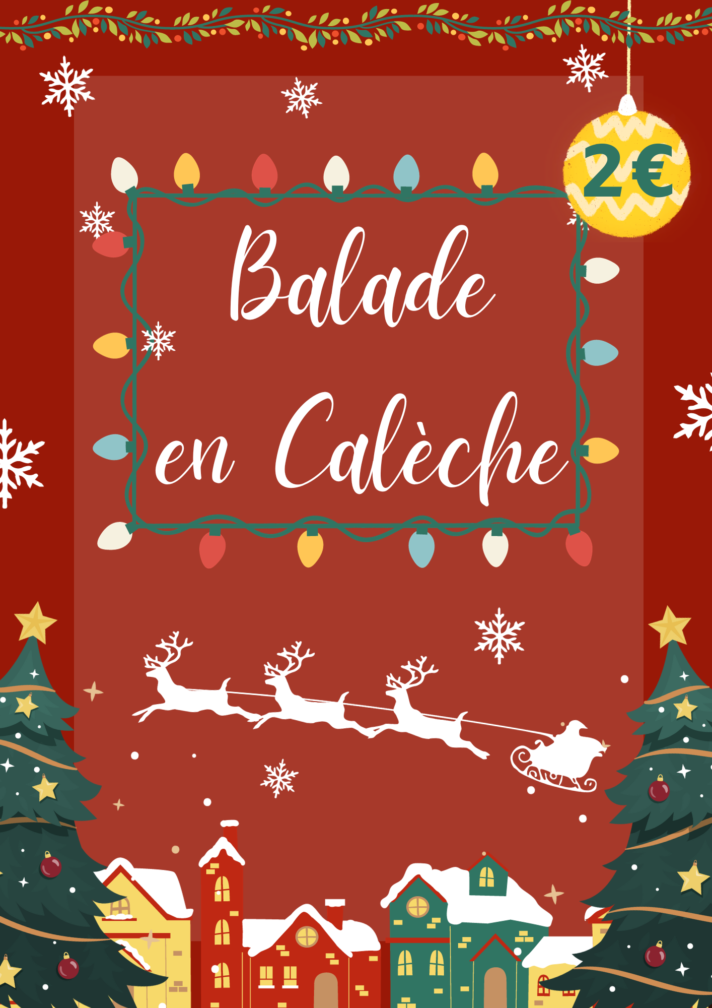 Flyer balade en calèche