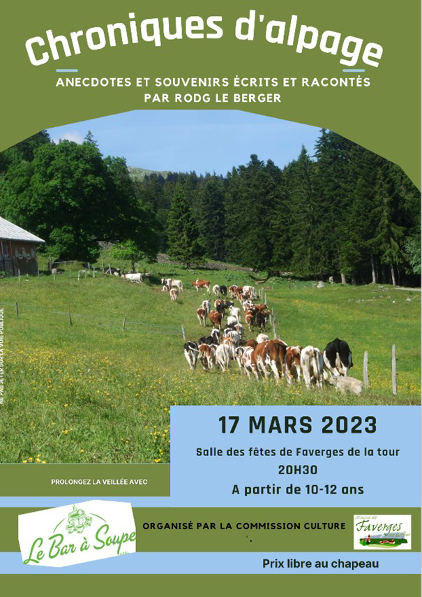 Affiche chroniques d'alpages