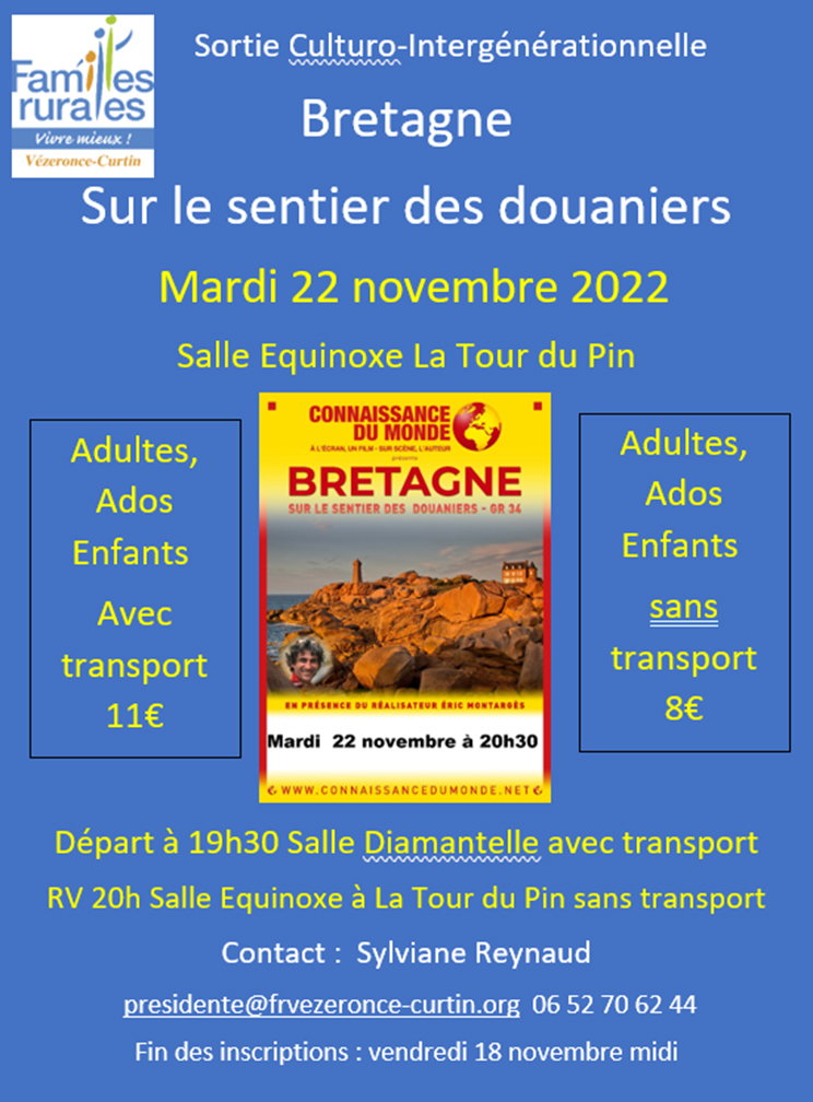 Affiche Bretagne GR34 22112022