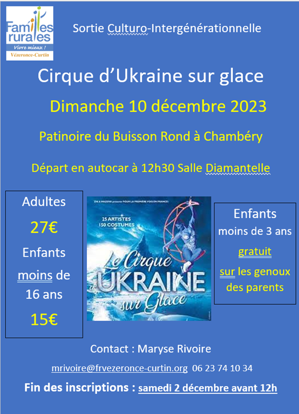 Affiche cirque d'Ukraine