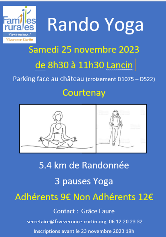 Rando Yoga 25/11/2023