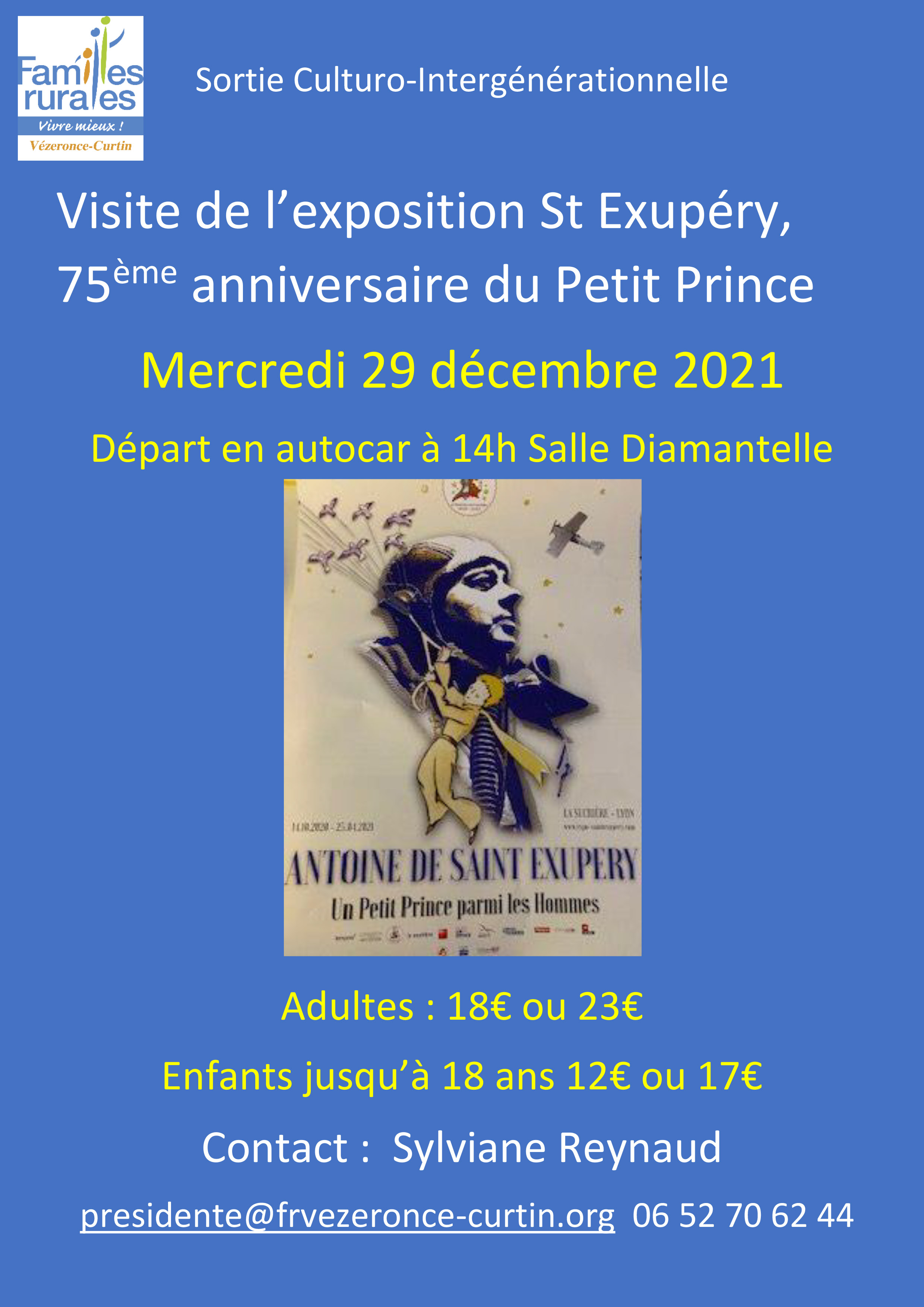 Affiche exposition Saint-Exupéry