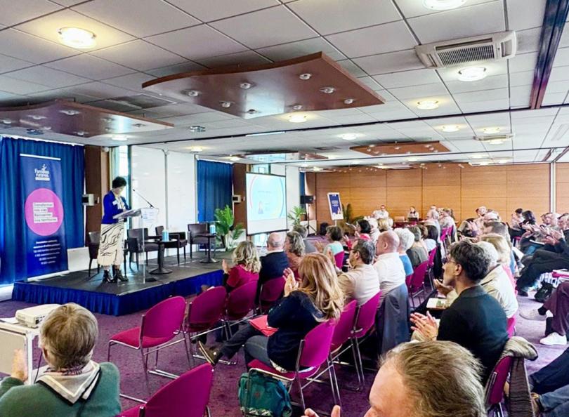 guylaine brohan lors de l'Assemblée Générale élective de la fédération nationale Familles Rurales